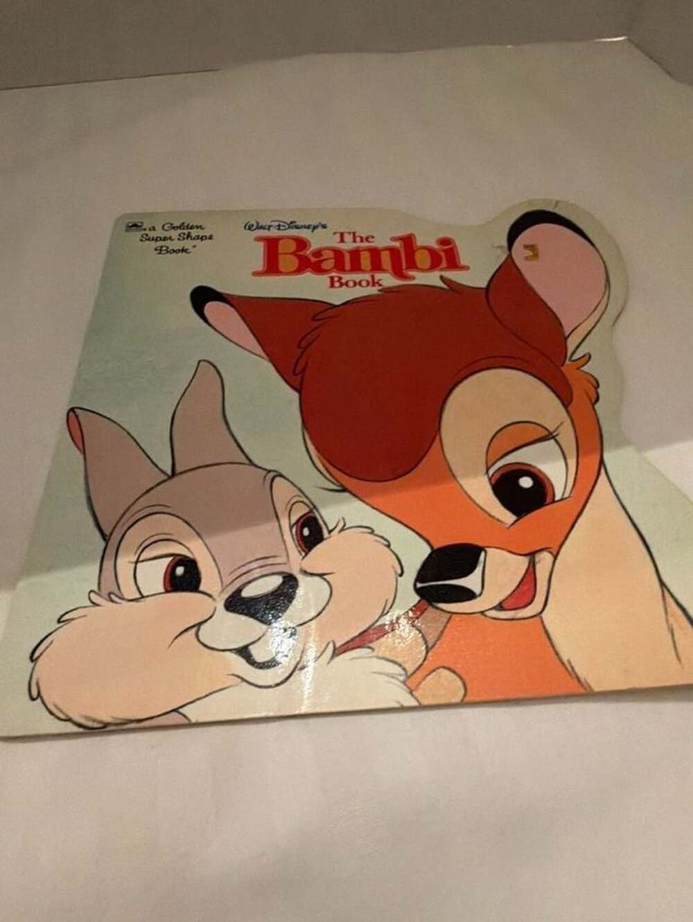 Golden Books Walt Disney's The Bambi Book Super Shape